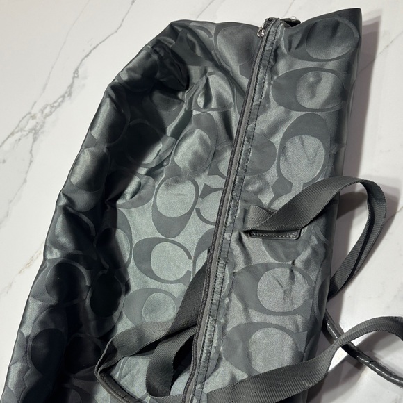 Coach Signature Gray Tote Bag - Picture 12 of 13
